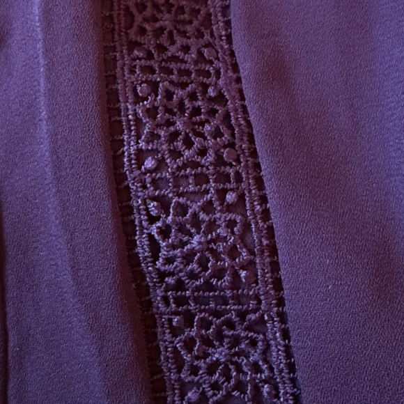 Ann Taylor Maroon Blouse with Bow Accent - Picture 8 of 13